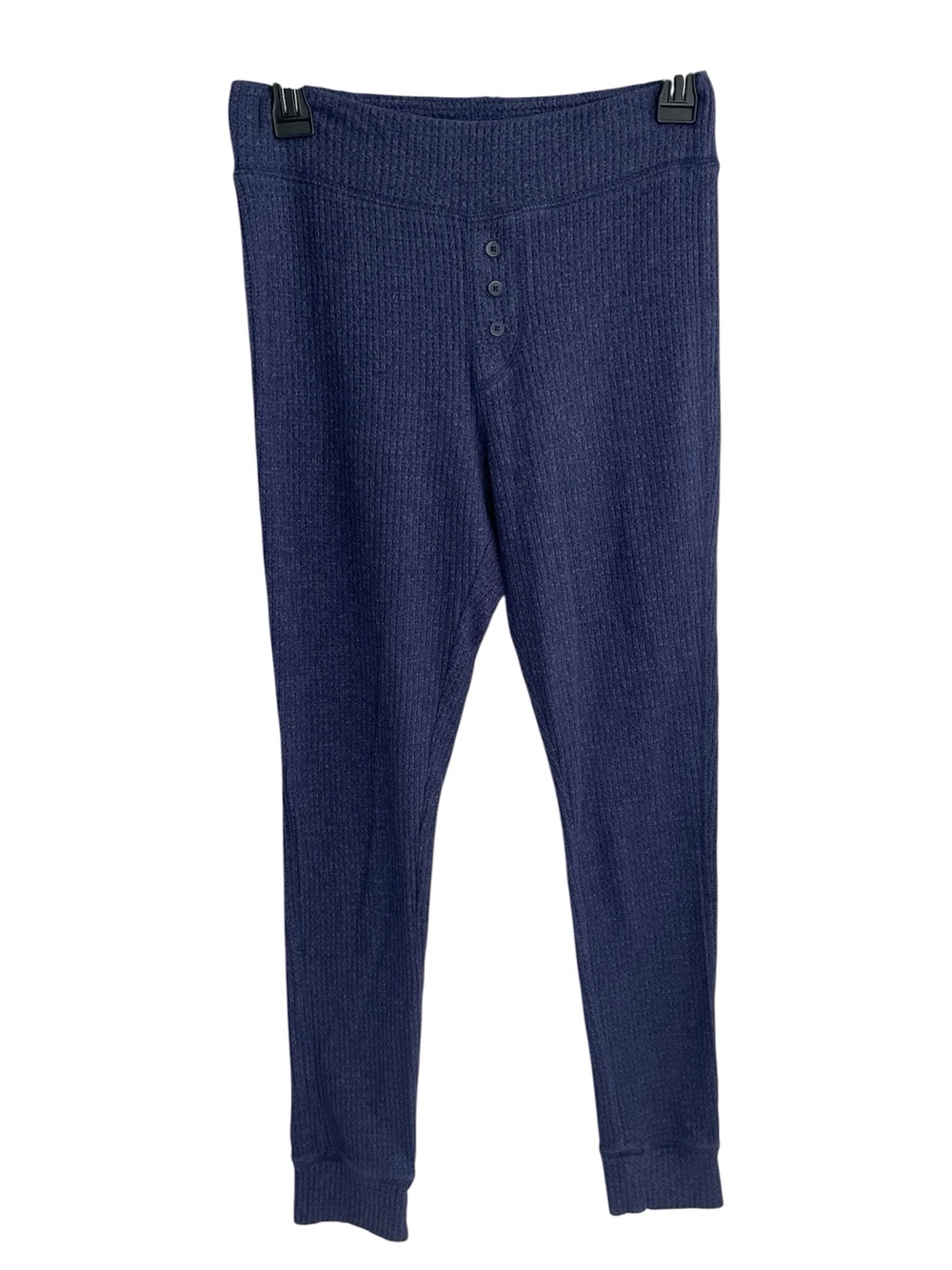 aerie Women's Navy Ribbed Thermal Leggings Size Medium activewear base layer